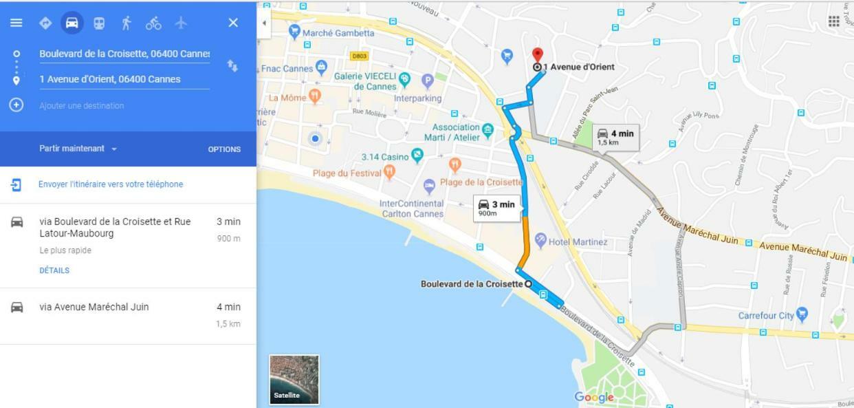 Superbe 3P 2Chambres, 2Terrasses Cannes Centre-Ville, 4 Min A Pied De La Croisette Sas-Meredith Loc Luaran gambar